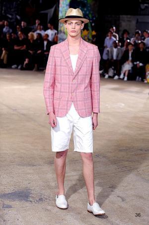 自身の肌をもファッションとして、ジュンヤ ワタナベ マン風“チンピラ”【17SSメンズ】