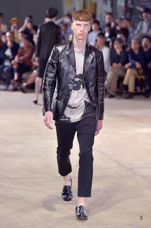 自身の肌をもファッションとして、ジュンヤ ワタナベ マン風“チンピラ”【17SSメンズ】