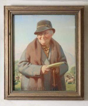 テルマ―・バナー『ビアトリクス・ポターの晩年の肖像画』英国ナショナル・トラスト所蔵 (c)The National Trust/Robert Thrift