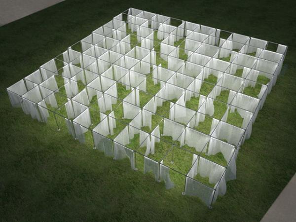 芝生広場にライゾマ手がける“脳波で動く”真っ白なカーテン出現!?5感で楽しむ六本木のデザインタッチが今年も