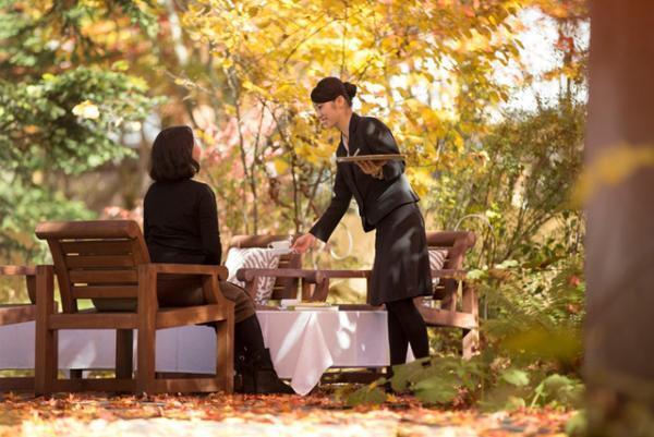 秋のきざしをスイーツと香り立つコーヒーで感じる。軽井沢ブレストンコートの季節限定ペアリングコース