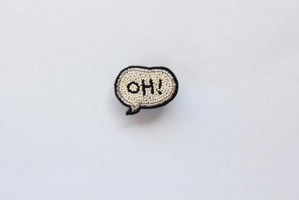 ミュベールのイカしたおばあちゃん「グランマ」が、小林モー子とのコラボでブローチになって登場