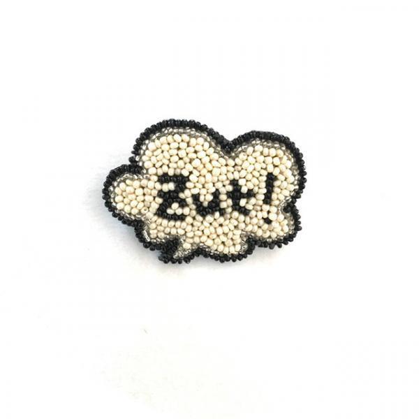 ミュベールのイカしたおばあちゃん「グランマ」が、小林モー子とのコラボでブローチになって登場