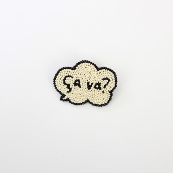 ミュベールのイカしたおばあちゃん「グランマ」が、小林モー子とのコラボでブローチになって登場