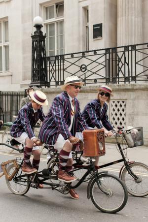 ドレスコードは“ツイード”、ロンドン発の自転車イベント「ツイードラン 東京」開催、12月は繊維産地・尾州