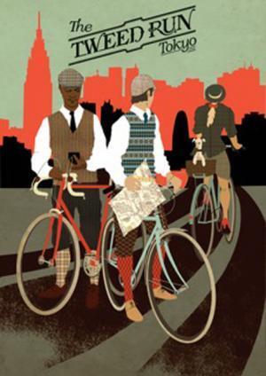 ドレスコードは“ツイード”、ロンドン発の自転車イベント「ツイードラン 東京」開催、12月は繊維産地・尾州
