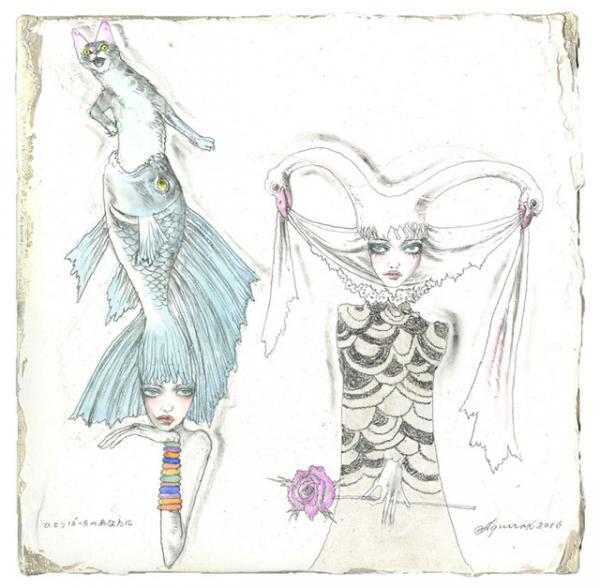 宇野亞喜良の個展「綺想曲」が銀座で開催。テーマを設けず感性のまま描いた新作が一堂に