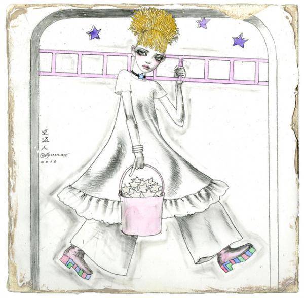 宇野亞喜良の個展「綺想曲」が銀座で開催。テーマを設けず感性のまま描いた新作が一堂に