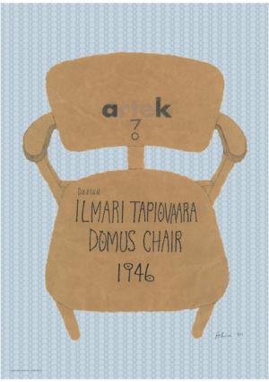 ミナ ペルホネンの生地を纏う、フィンランド発アルテックの「ドムスチェア」が70脚限定で登場