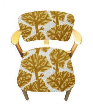 ミナ ペルホネンの生地を纏う、フィンランド発アルテックの「ドムスチェア」が70脚限定で登場