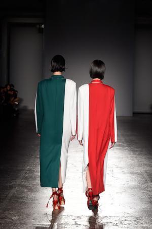 アツシナカシマがミックスカルチャーで示した存在感。音楽は堂本剛【17SSウィメンズ】