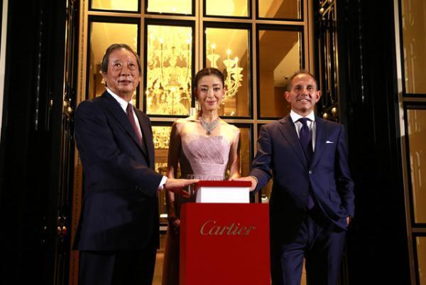 カルティエが銀座に旗艦店をオープン！宮沢りえがハイジュエリーを纏い登壇