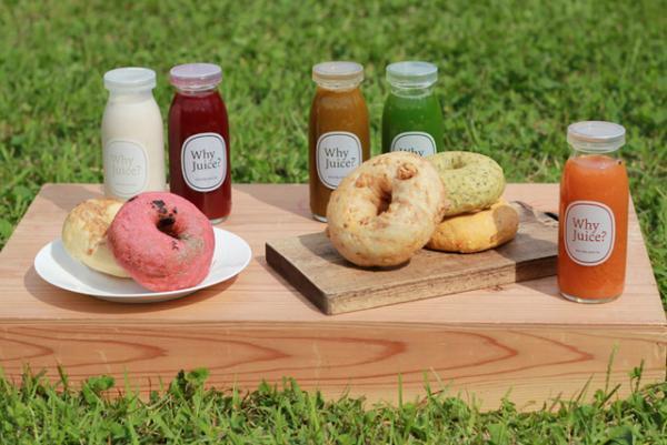 Why Juice?がベーグル専門店とコラボ！コールドプレストジュースを使った“身体に嬉しい”カラフルベーグル