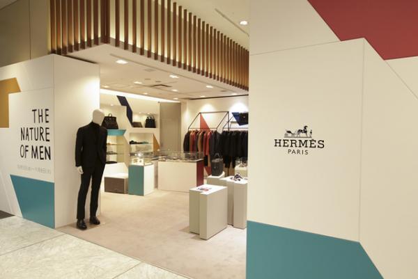 エルメスが街に飛び出す！伊勢丹メンズに“知的な都市生活者”のための期間限定ブティックをオープン