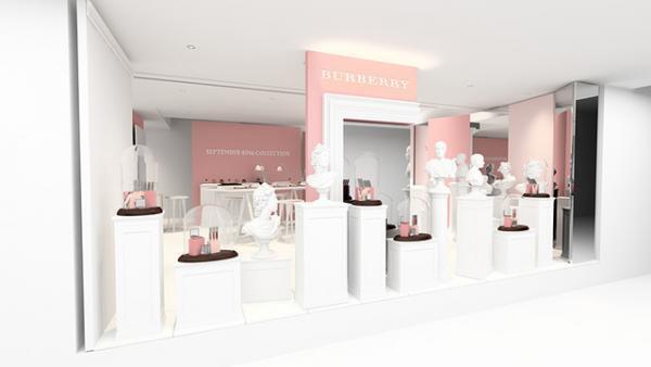 「バーバリー ビューティ ボックス」が期間限定オープン。ショーにインスパイアされた会場、限定アイテムも