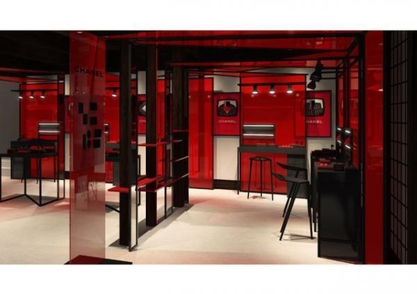 京都でシャネルによる“赤の体感”。京都の町をイメージした限定コスメも先行発売