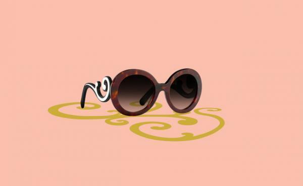 プラダのサングラスコレクション「ミニマルバロック」から3種の新作を発売