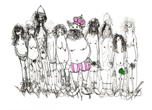 ファッションデザイナー山縣良和による初の絵画展が表参道ROCKETで開催