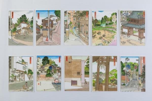 山口晃×道後温泉、アートフェスティバル「道後アート2016」で時空を超えた街歩き