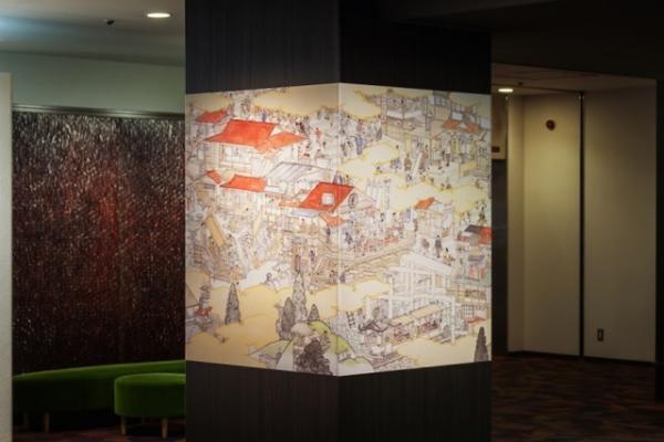 山口晃×道後温泉、アートフェスティバル「道後アート2016」で時空を超えた街歩き