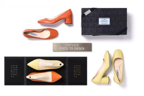 世界に一足だけ、プラダがパンプスのメイド・トゥ・オーダーサービスを限定店舗で実施