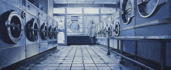 まるで写真や絵画？デニムを材料にしたイギリス人アーティストによるインディゴアート！