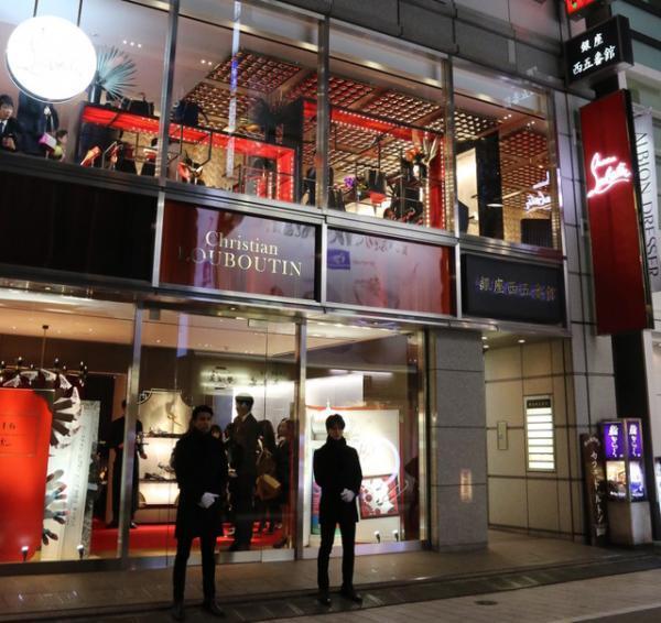 クリスチャン ルブタンのメンズブティックが銀座にオープン