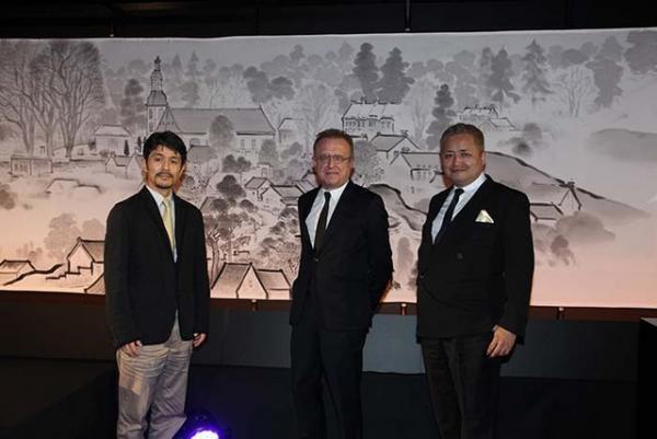 ドンペリの味をエヴァのガイナックス＆山口晃が作品に。26日からリステアで展示