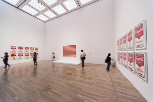 ポップ・アート展スタート！ウォーホルが描いた日本人女性がキャンベル缶と共に来日