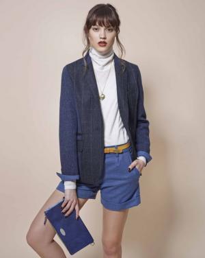 英国ツイードでウイメンズラインをアピールする「ダファー・オブ・セントジョージ」