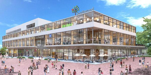 日本初の耐火木造を採用した商業施設「サウスウッド」が横浜にオープン