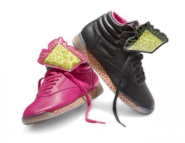 リーボック×キース・へリング第3弾登場。UFO、ロボットなど大胆デザイン