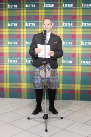 伊勢丹新タータン、本日お披露目。大西洋社長「新柄はファッションの一部」