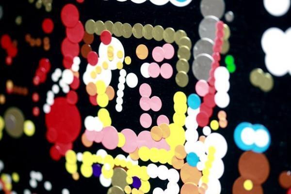 シールアート作家・大村雪乃「Beautiful Night」展が伊勢丹新宿で開催中