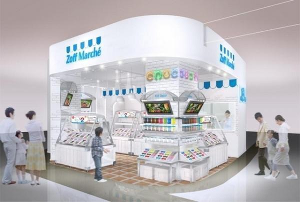 ゾフ新業態「ゾフ・マルシェ」、イオンモール幕張に登場。ファミリー向け