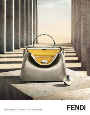 フェンディ、「セレリア」バッグ20周年イベント開催。日本限定イエロー登場