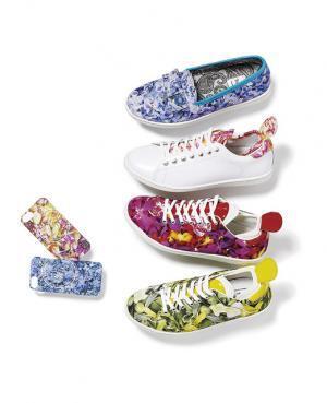 テレム×プランティカのフラワー柄スニーカー「ペタル」発売