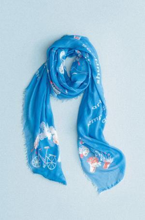 三越伊勢丹、新宿の街並みを描いたオリジナルテキスタイルを発表。ファリエロサルティとのコラボも