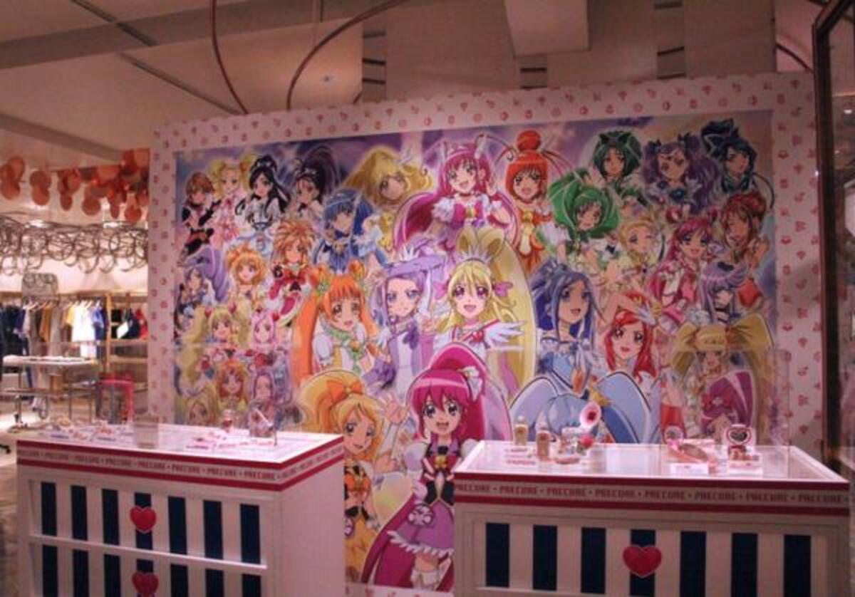 新宿伊勢丹でプリキュアに変身 オリジナルアイテム 歴代変身グッズも 14年3月31日 ウーマンエキサイト 1 2