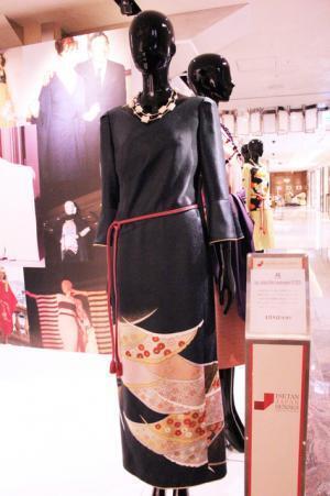 ジュン アシダ、京友禅とコラボ。新作ドレスを伊勢丹新宿店で発表