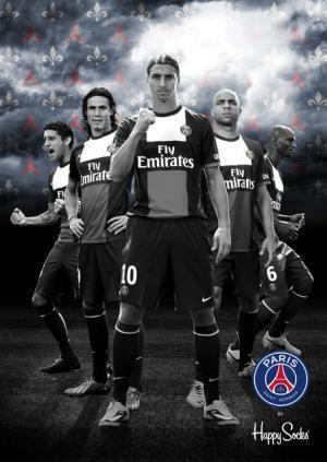 ハッピーソックス×パリ・サンジェルマンFC、コラボトリコロールソックス発売