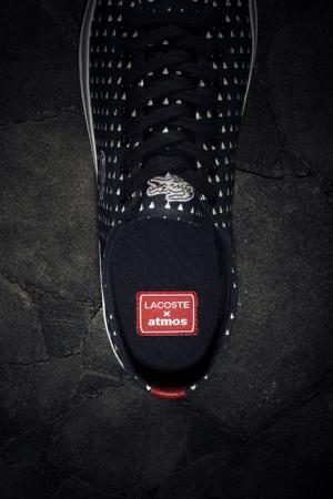 ラコステ×アトモス、闇夜に光るワニスニーカー限定発売