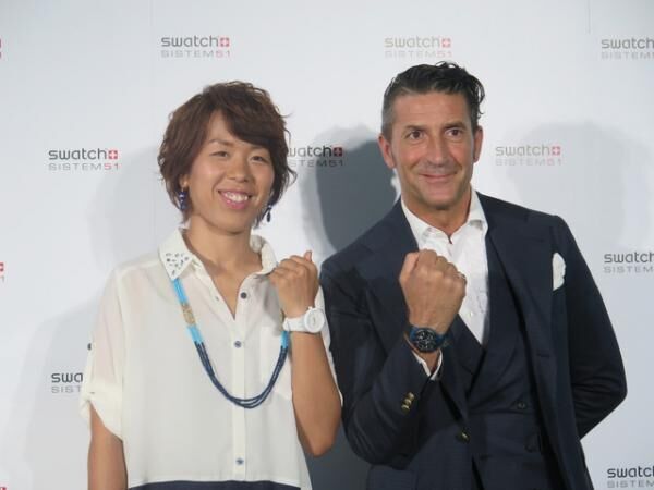 パンツェッタ・ジローラモ氏と女子サッカー日本代表・岩清水梓選手