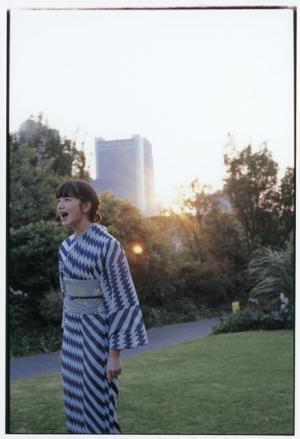 浴衣に新しさを。アンリアレイジ、ミントが「らしい」浴衣を新宿伊勢丹で披露