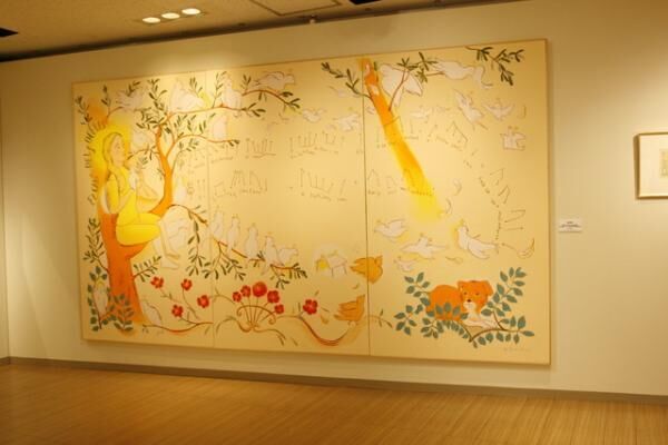 和歌山県立医科大学病院の新生児集中治療室前に描かれた作品の原画