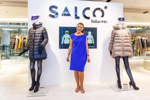 伊ブランド「SALCO」が新宿伊勢丹に日本初出店。若く美しくありたい女性へダウン提案