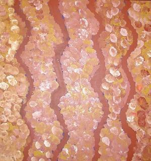 アボリジニアートが新宿伊勢丹に集結。エミリー・ウングワレー作品も販売