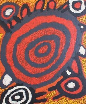 アボリジニアートが新宿伊勢丹に集結。エミリー・ウングワレー作品も販売