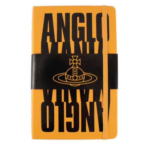ヴィヴィアン・ウエストウッド×モレスキンコラボノート、イエローレザーに力強くANGLOMANIA