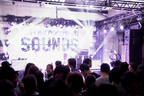 アルマーニ音楽イベントで注目アーティストKINDNESSがライブ！ヒャダイン、齋藤工、ダレノガレ来場